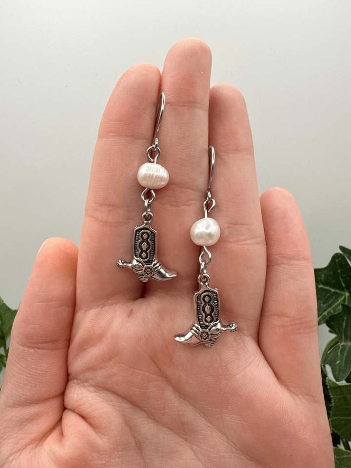 Coastal Cowgirl Boot Earrings product image (1)