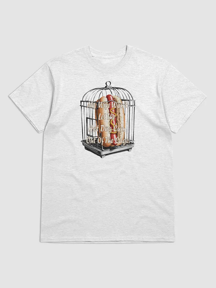 Hotdog in a cage T-shirt product image (4)
