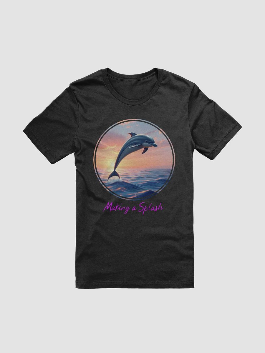"Making a Splash" Dolphin t-shirt product image (1)