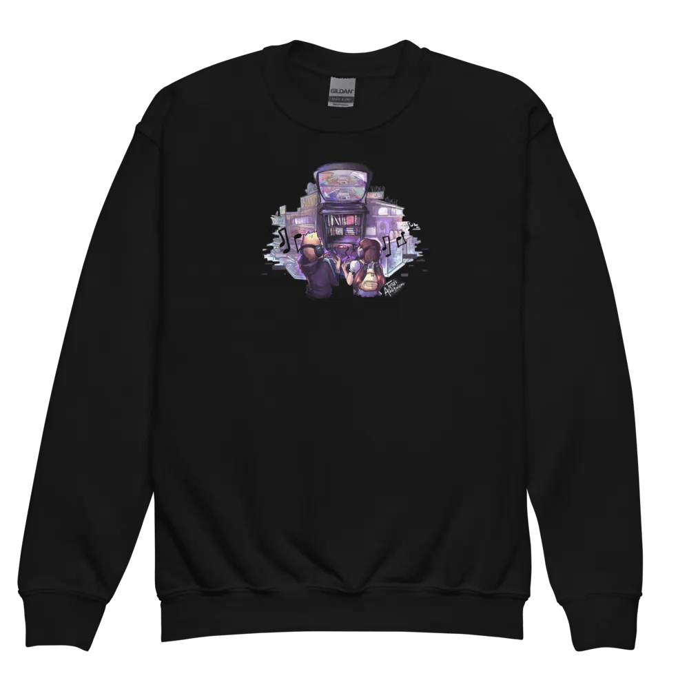 Youth Crew Neck Sweatshirt (Purple Dreams Design) product image (7)