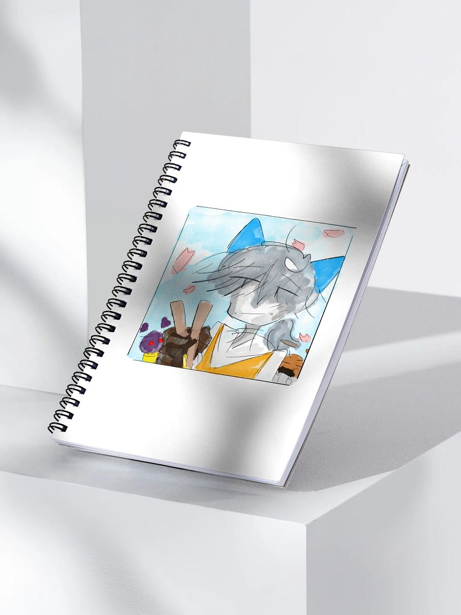 Sad and Hampan going to school notebook sakura product image (3)