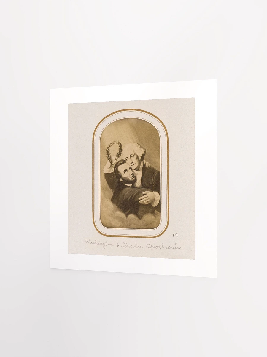 Washington & Lincoln Apotheosis (c. 1865) - Print product image (2)