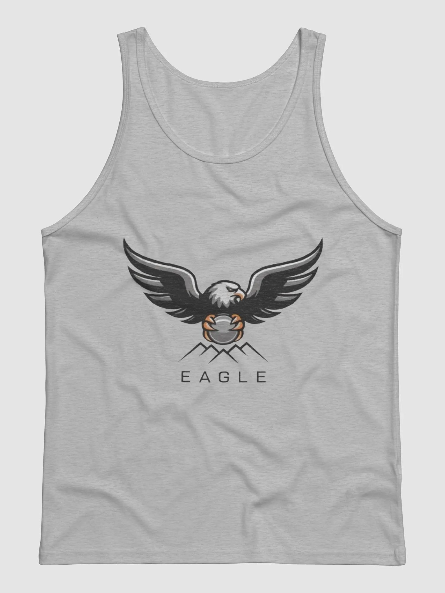 Eagle Unisex Jersey Tank - Lightweight Cotton, Bold Eagle Design product image (1)