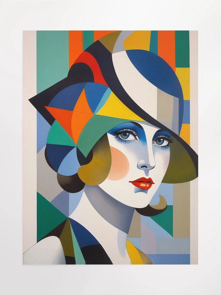 Vibrant Betty - Flapper Girl Poster - Medium Size 18x24 Inches product image (1)