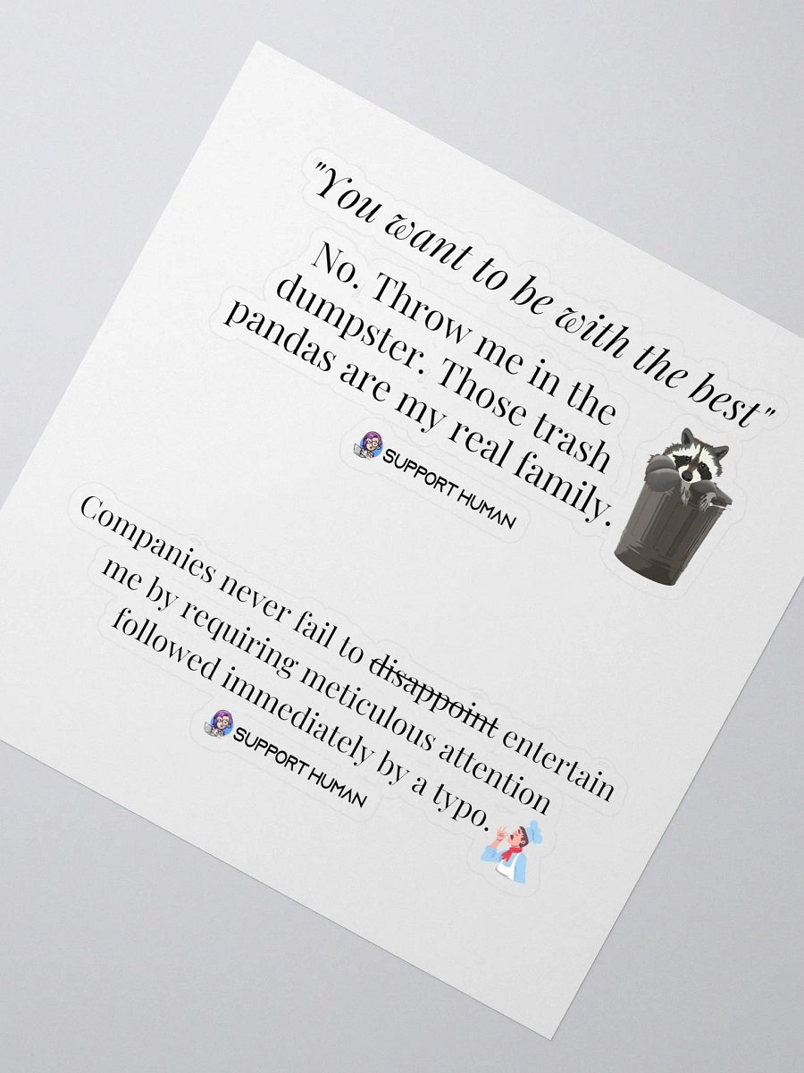 Best of BJB Stickers: Disappointing Dumpsters product image (2)