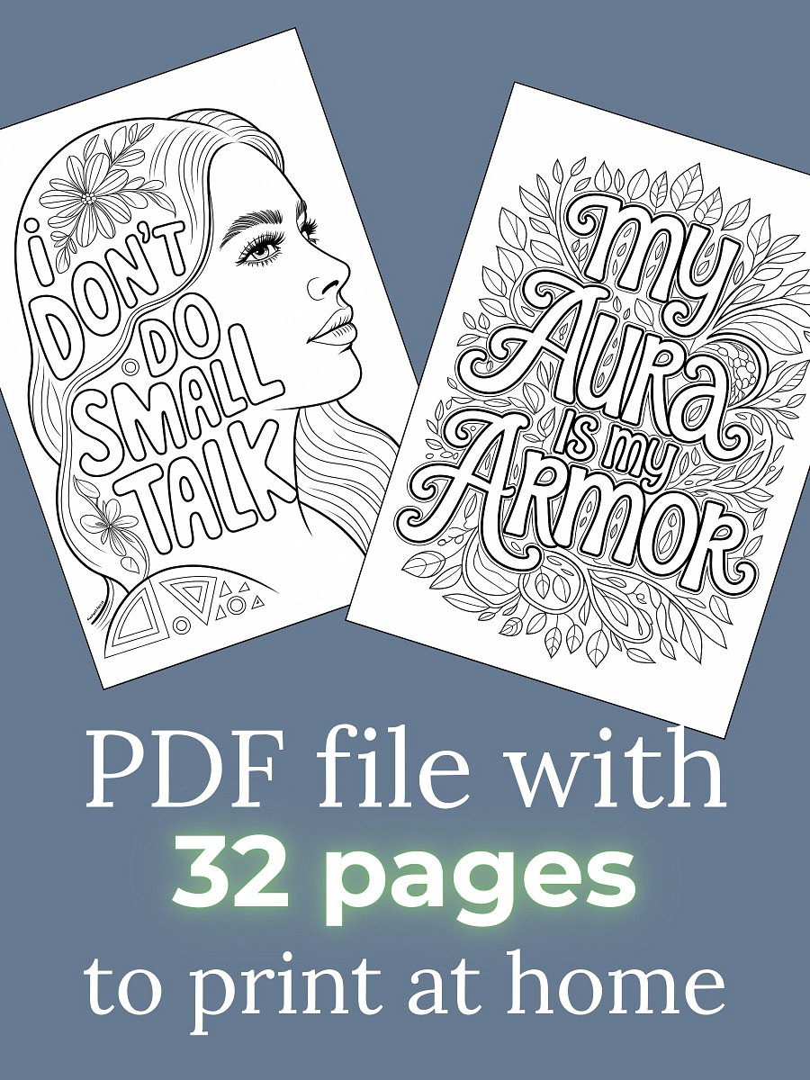 Human Design Manifestor Coloring Book Printable product image (2)