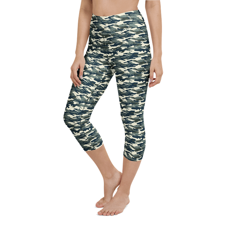 Frosted Camo Yoga Capri Leggings product image (1)