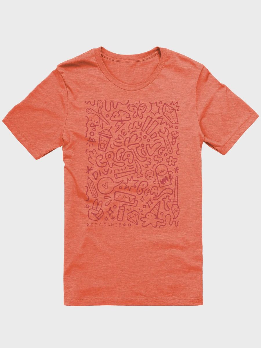 CREATIVE CHAOS T-Shirt - Red txt product image (5)