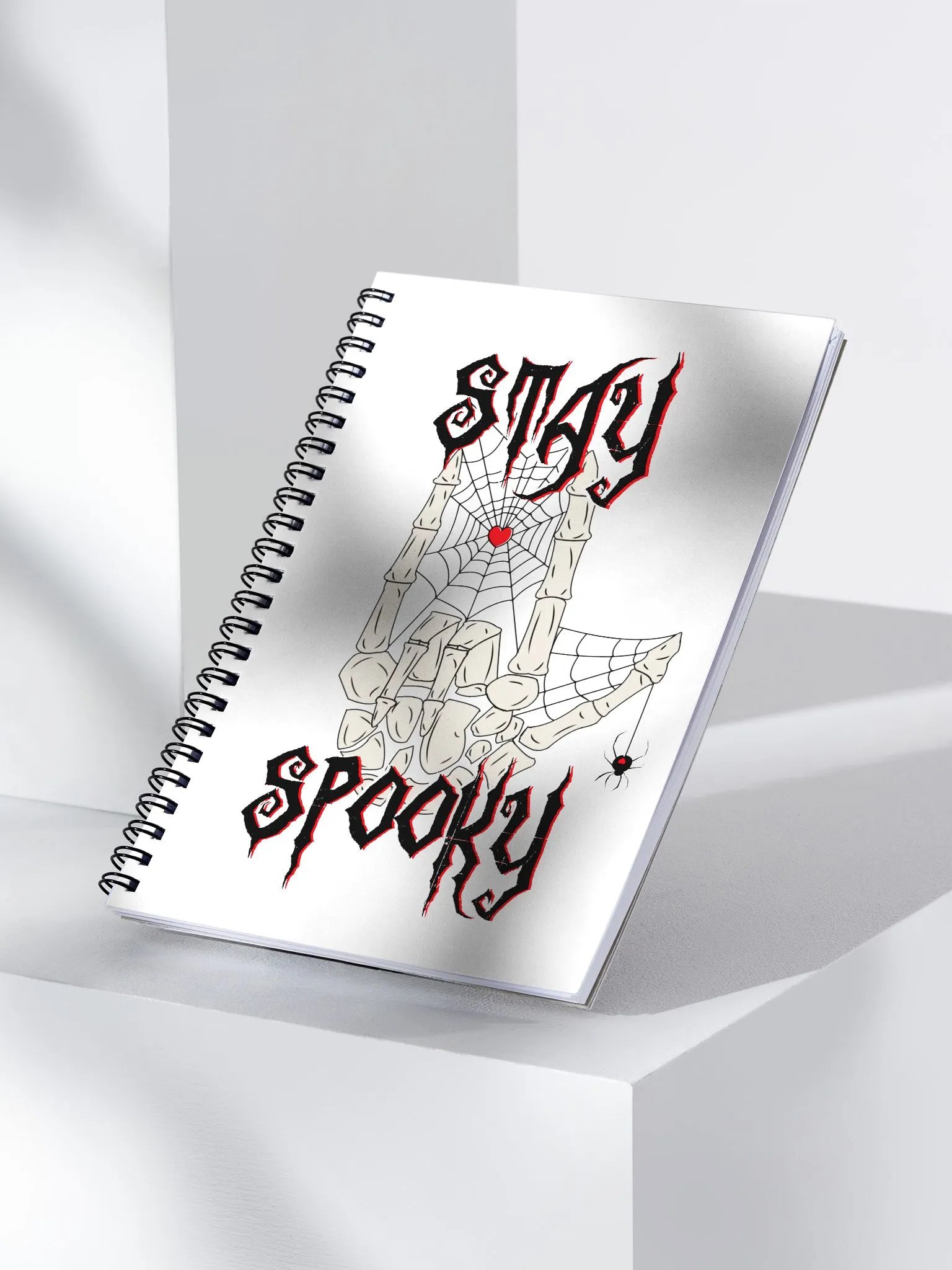 Stay Spooky! Skeleton Spiral Notebook product image (3)