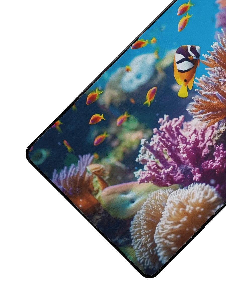 Fishes and Coral Reef Desk Mat by Treasure Pie product image (3)