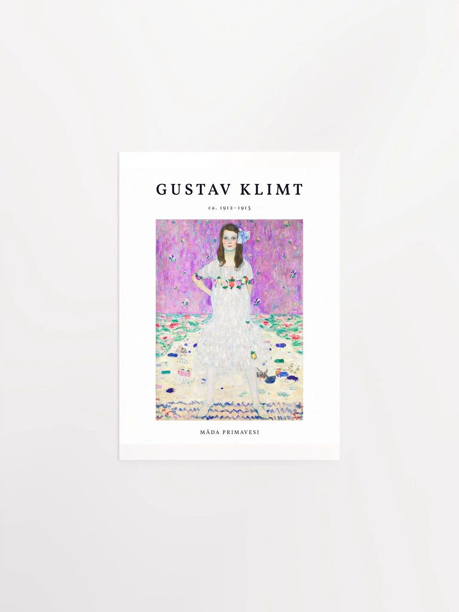 Mada Primavesi by Gustav Klimt Vintage Art Nouveau Poster product image (27)