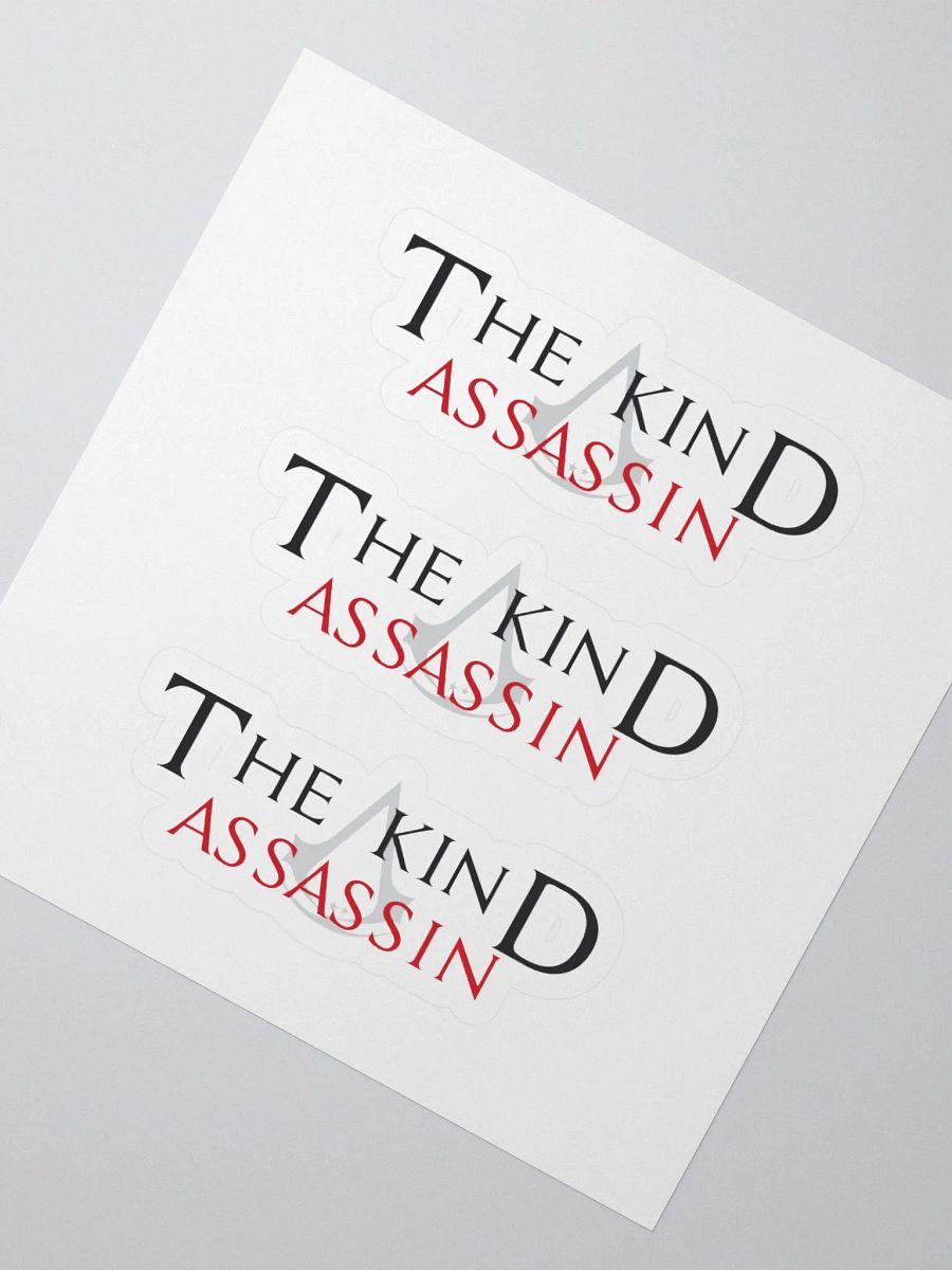 The Kind Assassin | Logo Sticker product image (2)