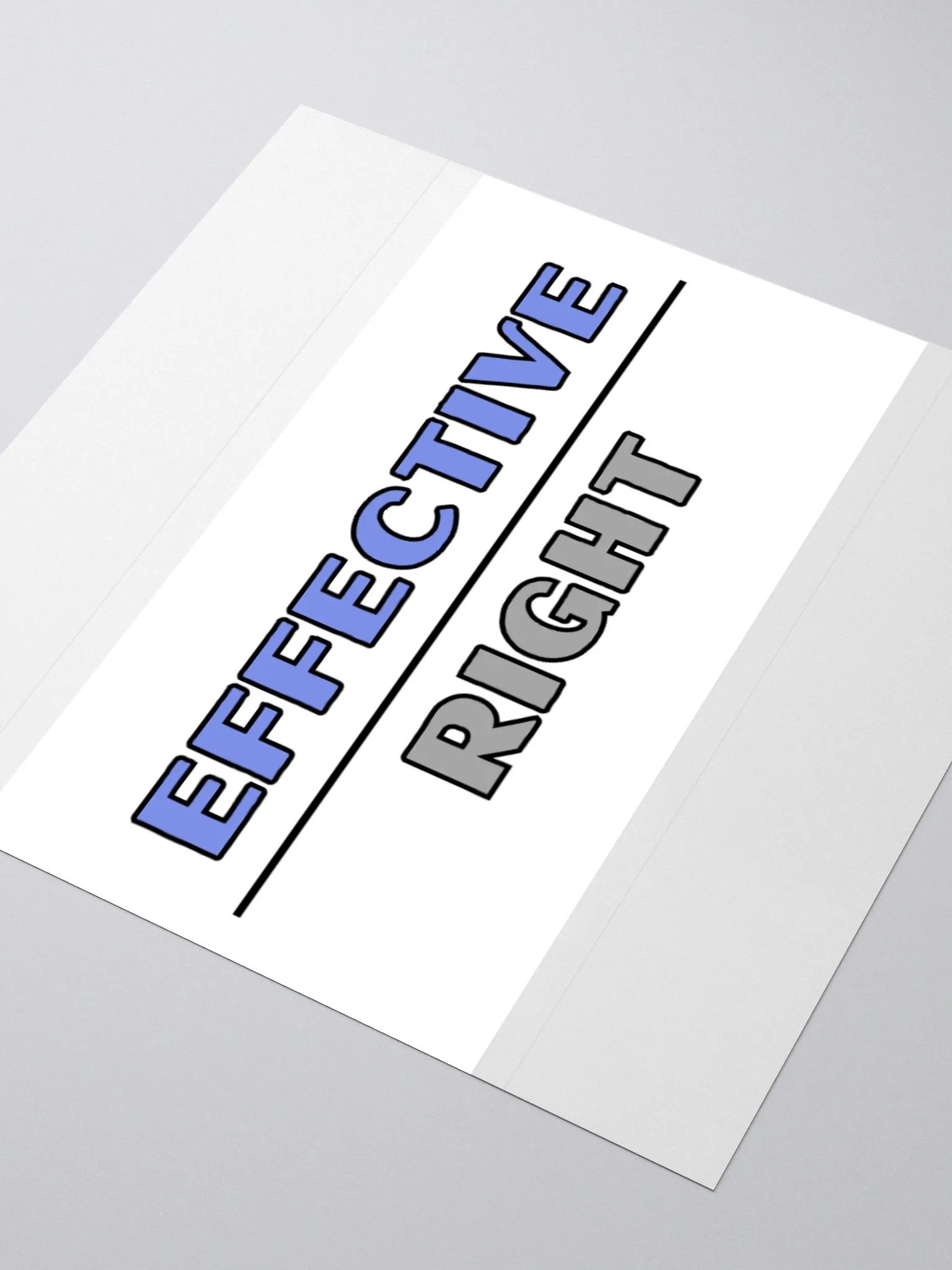 Effective Over Right Kiss Cut Stickers product image (9)
