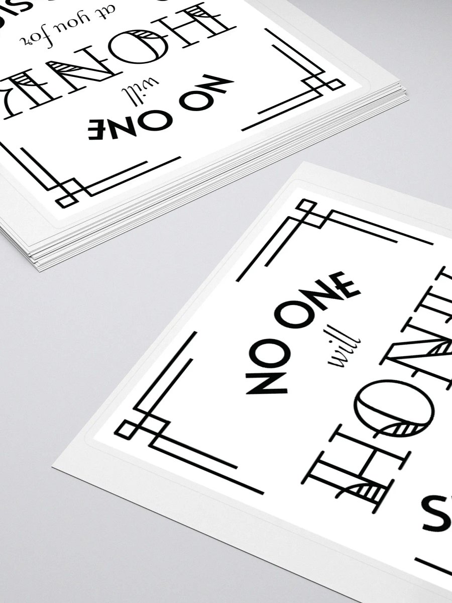 Sew Slowly Art Deco Sticker product image (4)