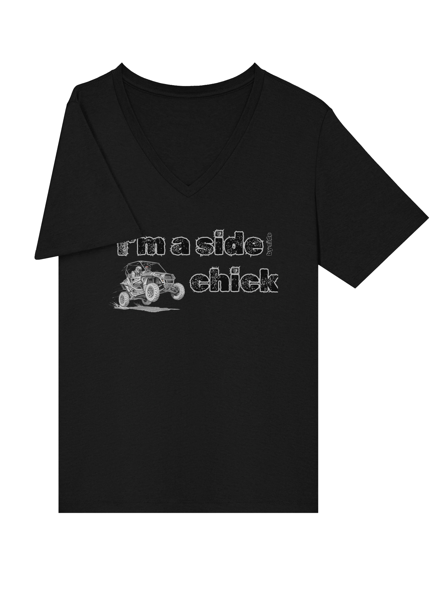 I'm a side chick Print Bella Canvas V-Neck product image (6)