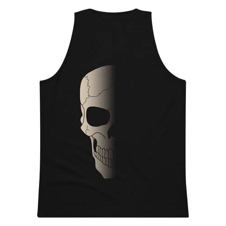 Faded skull tank top product image (2)