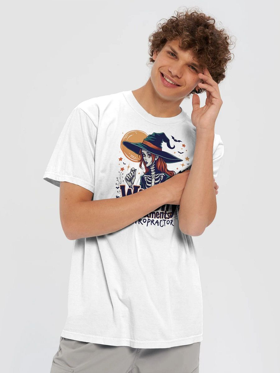 Witchy Adjustments Chiropractor Cotton T-Shirt product image (5)