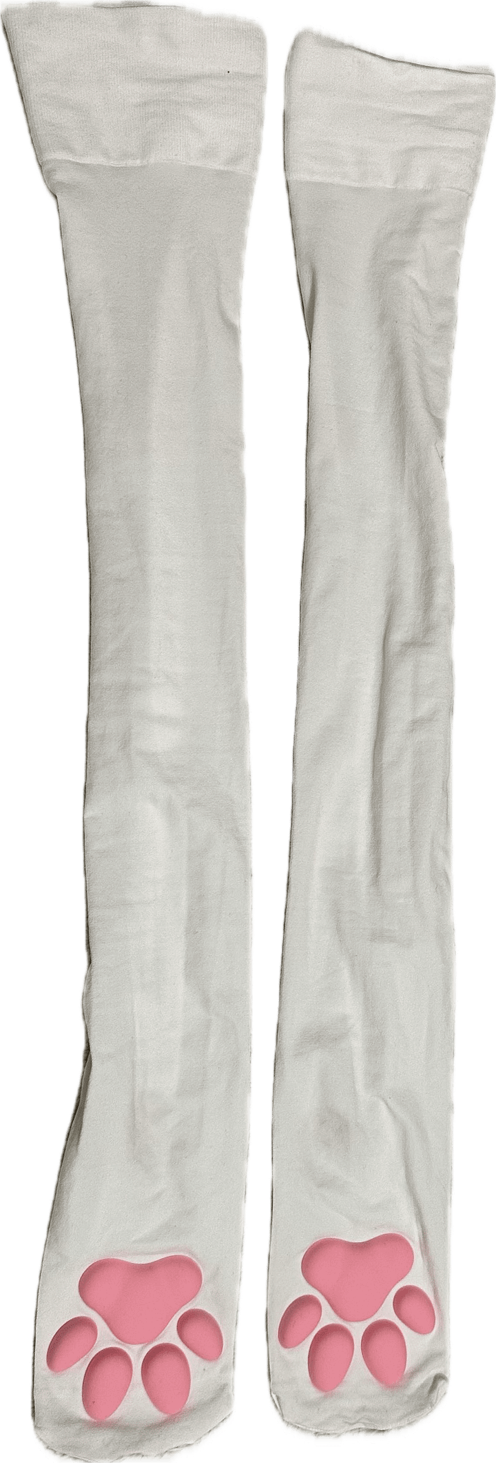 Cat paw thigh high socks product image (1)