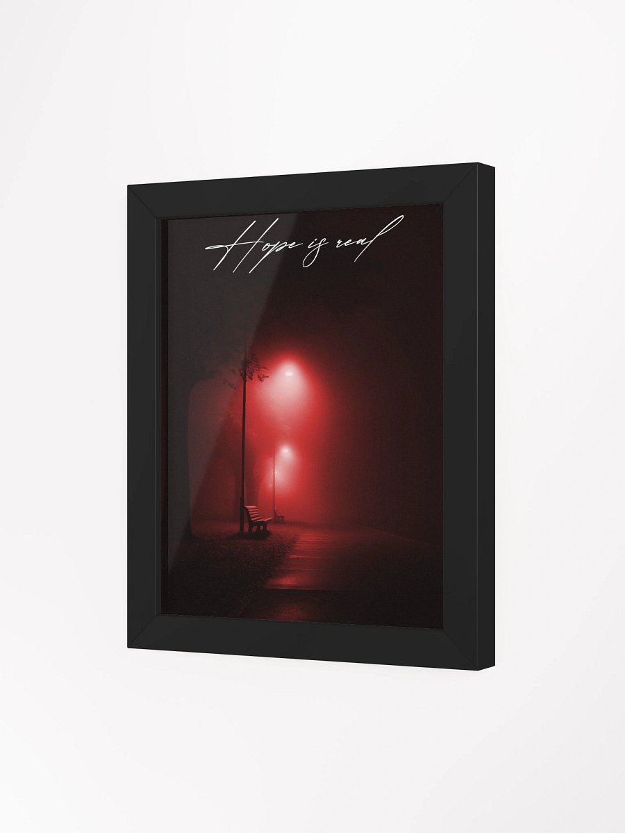 "Hope is Real" Handwritten Framed Poster product image (12)