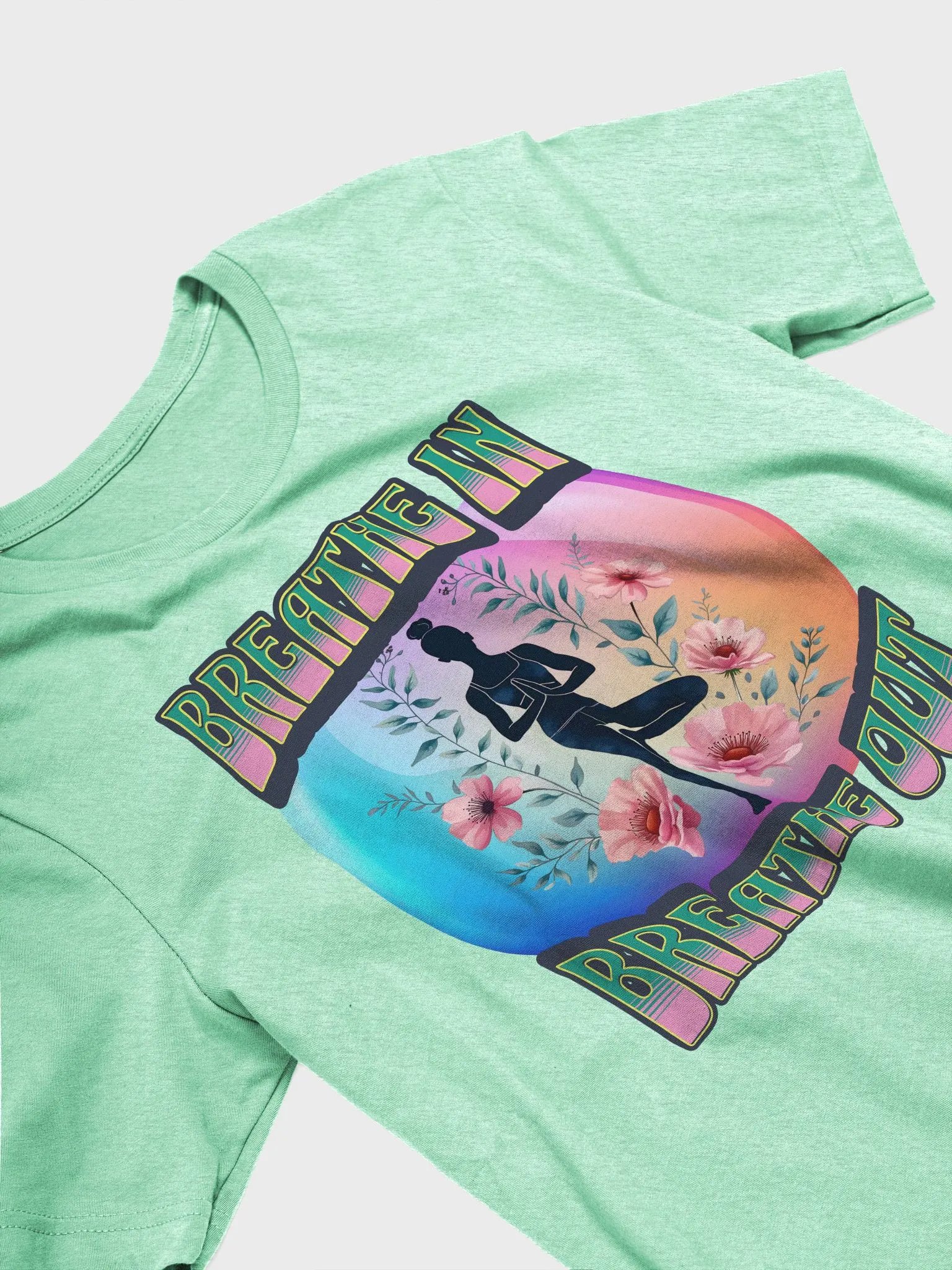 Breathe In Breathe Out Yoga T-Shirt product image (2)