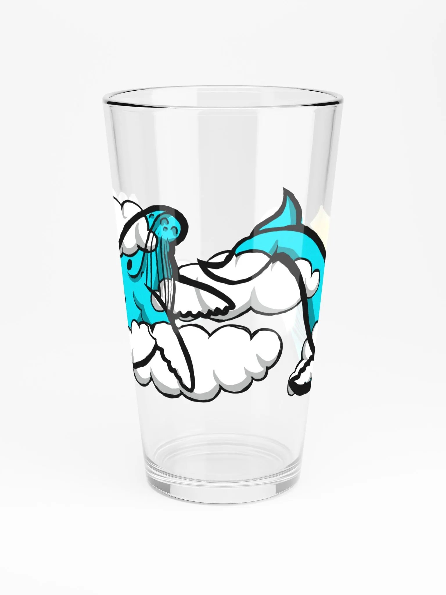 sky humpback whale pint glass product image (3)