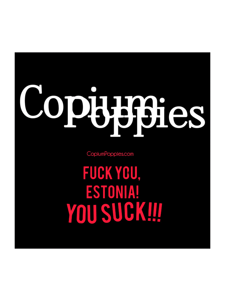 Copium Poppies - Estonia Sucks! Sticker product image (1)