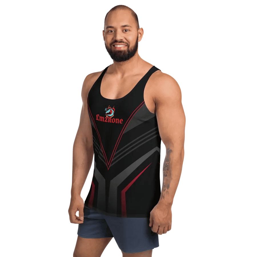 LM2Kone red - Customizable Tank Top - 5% elastane product image (3)