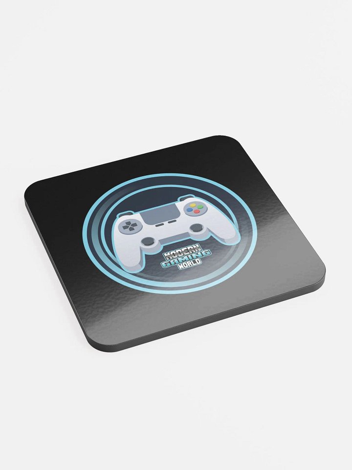 ModernGamingWorld Black Glossed Cork Coaster product image (2)