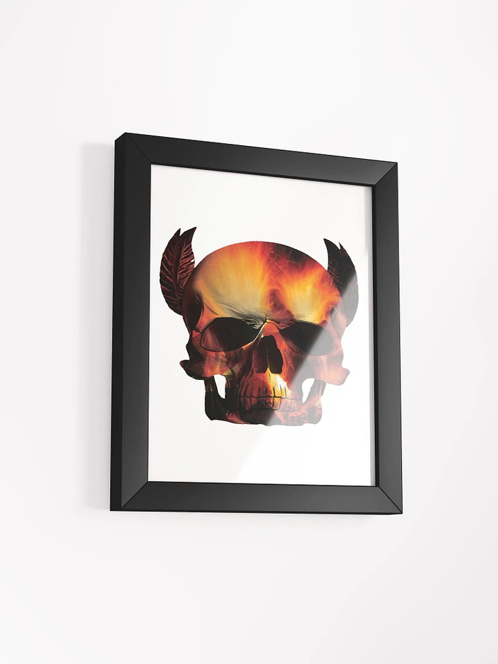 Skull with Fire Inside Skull, skulls, skull art design, skeleton, skull and bones, scary, skull tattoo, artistic skull, human skull, dark skull, bones, Halloween product image (49)