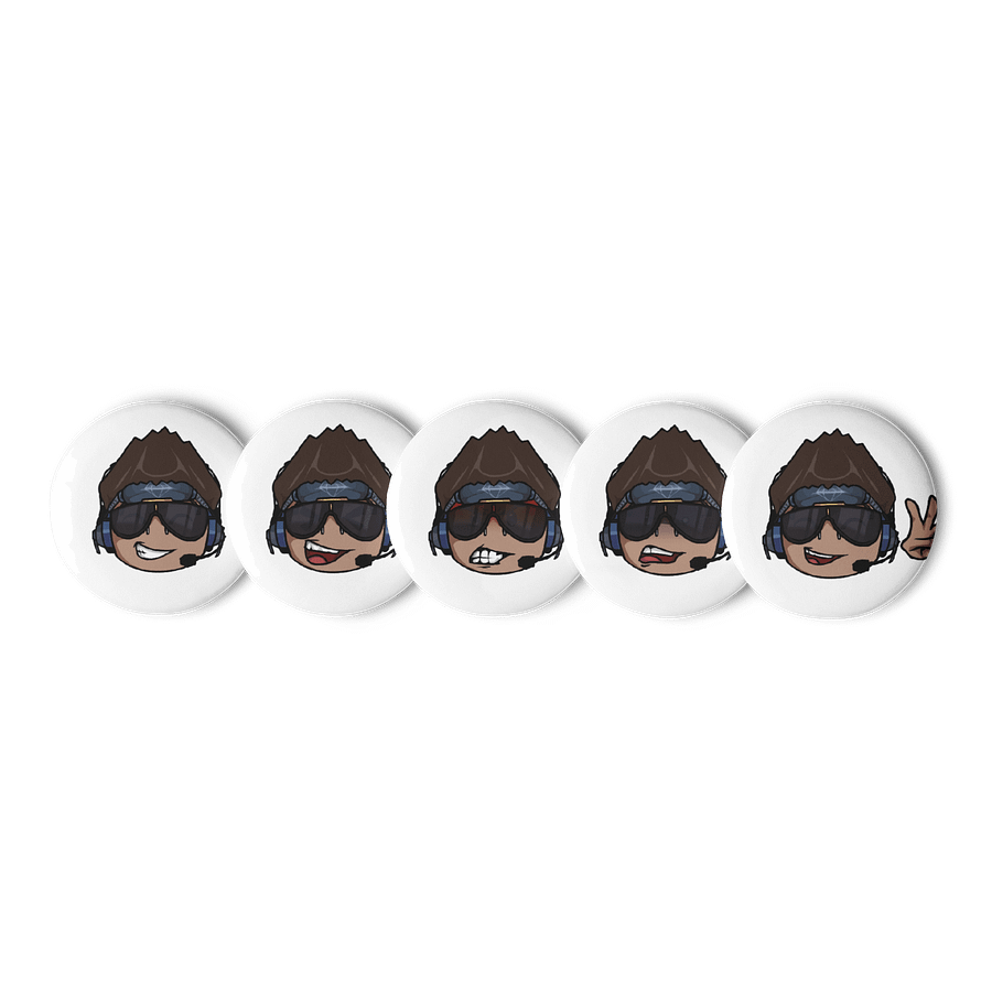 DarkSky Emojis Pin Button Set 1 product image (1)