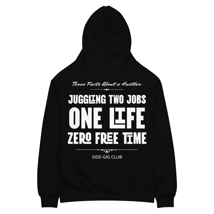 Three Facts About a Hustler Oversized Hoodie - Streetwear Edition product image (3)