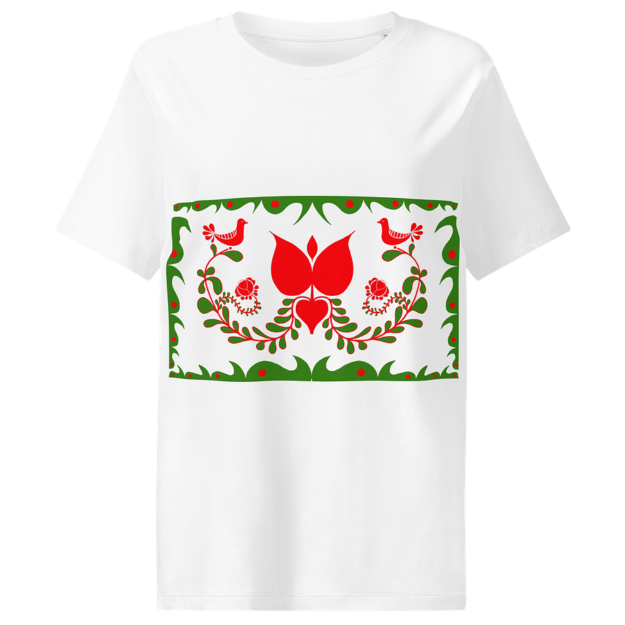 Hungarian Folk-Inspired Floral Harmony Women's T-Shirt product image (1)