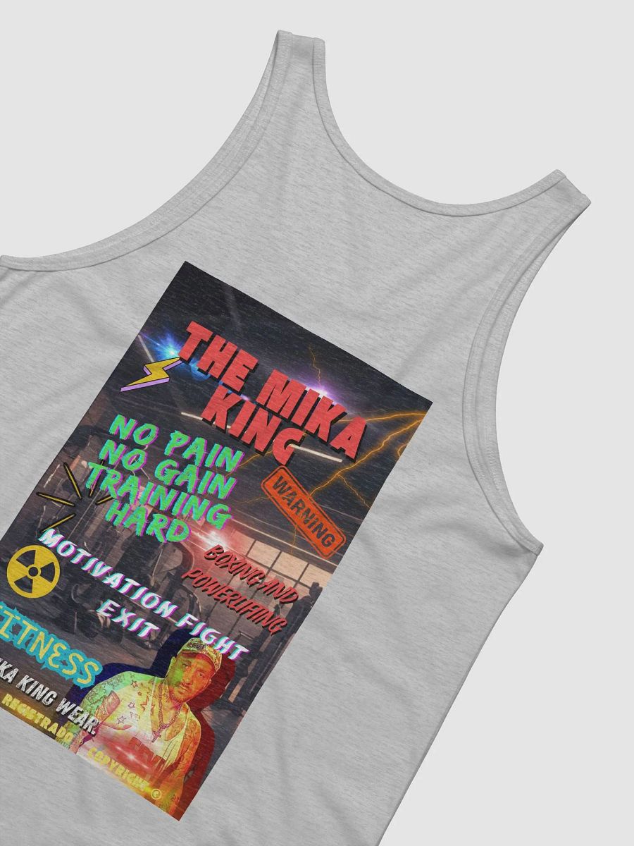 Camiseta sin mangas Bella y The Mika King Wear Edicion No Pain No Gain Training Hard. product image (5)