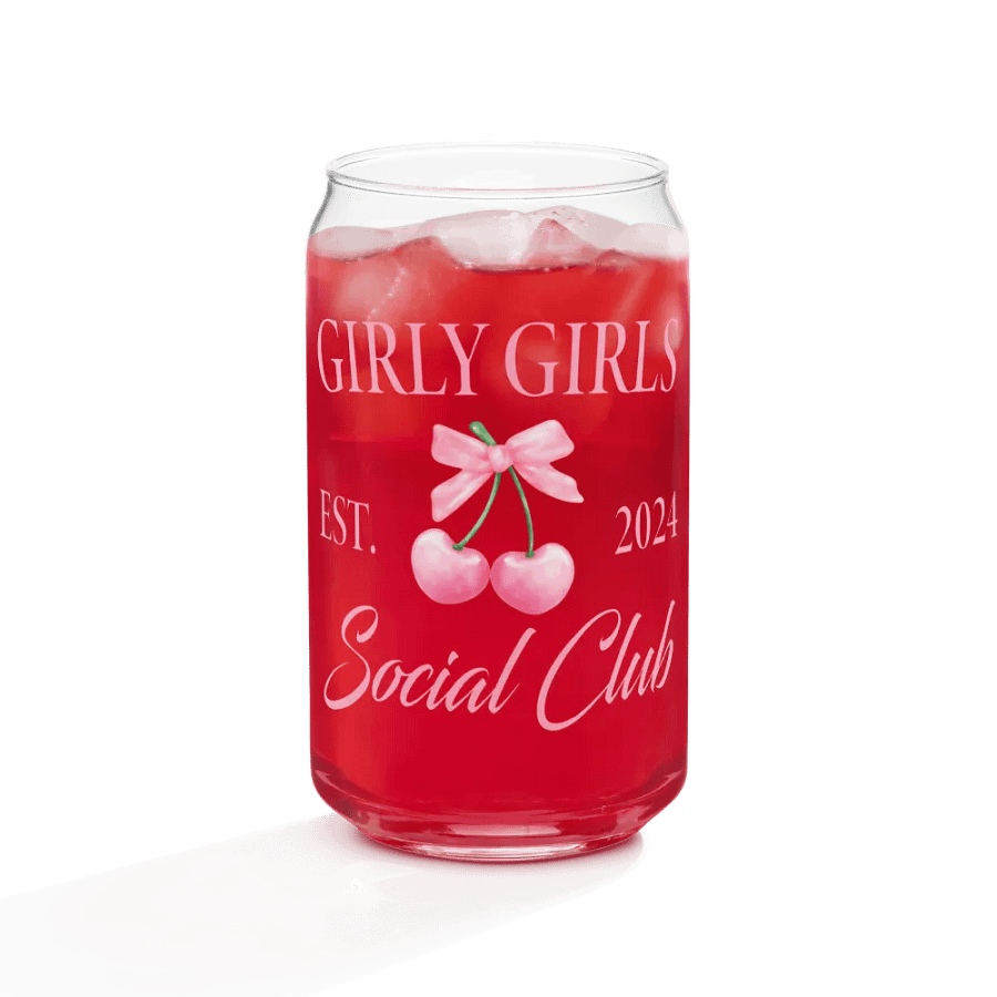'Girly-Girls Social Club' Glass product image (7)