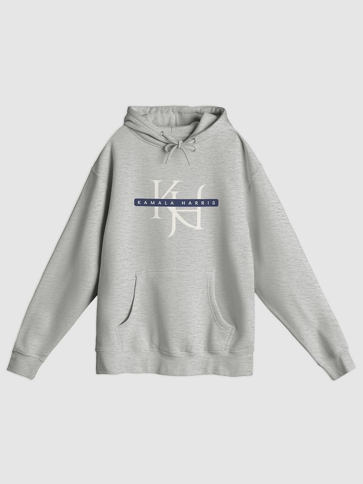 K.H. Box Ivory and Blue Text Graphic Hoodie product image (1)