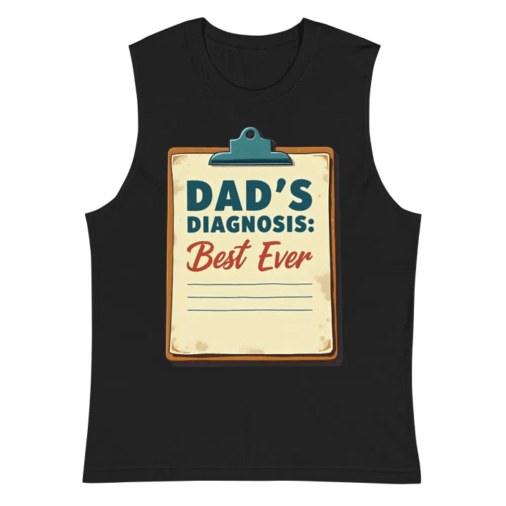 Best Ever Dad's Diagnosis Muscle Tank product image (3)