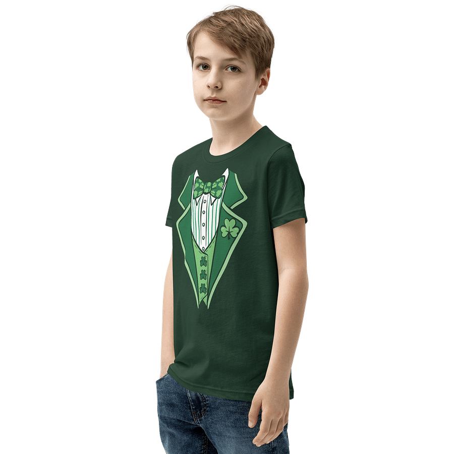 Leprechaun Tuxedo Halloween Costume Funny T-Shirt For Kids product image (11)