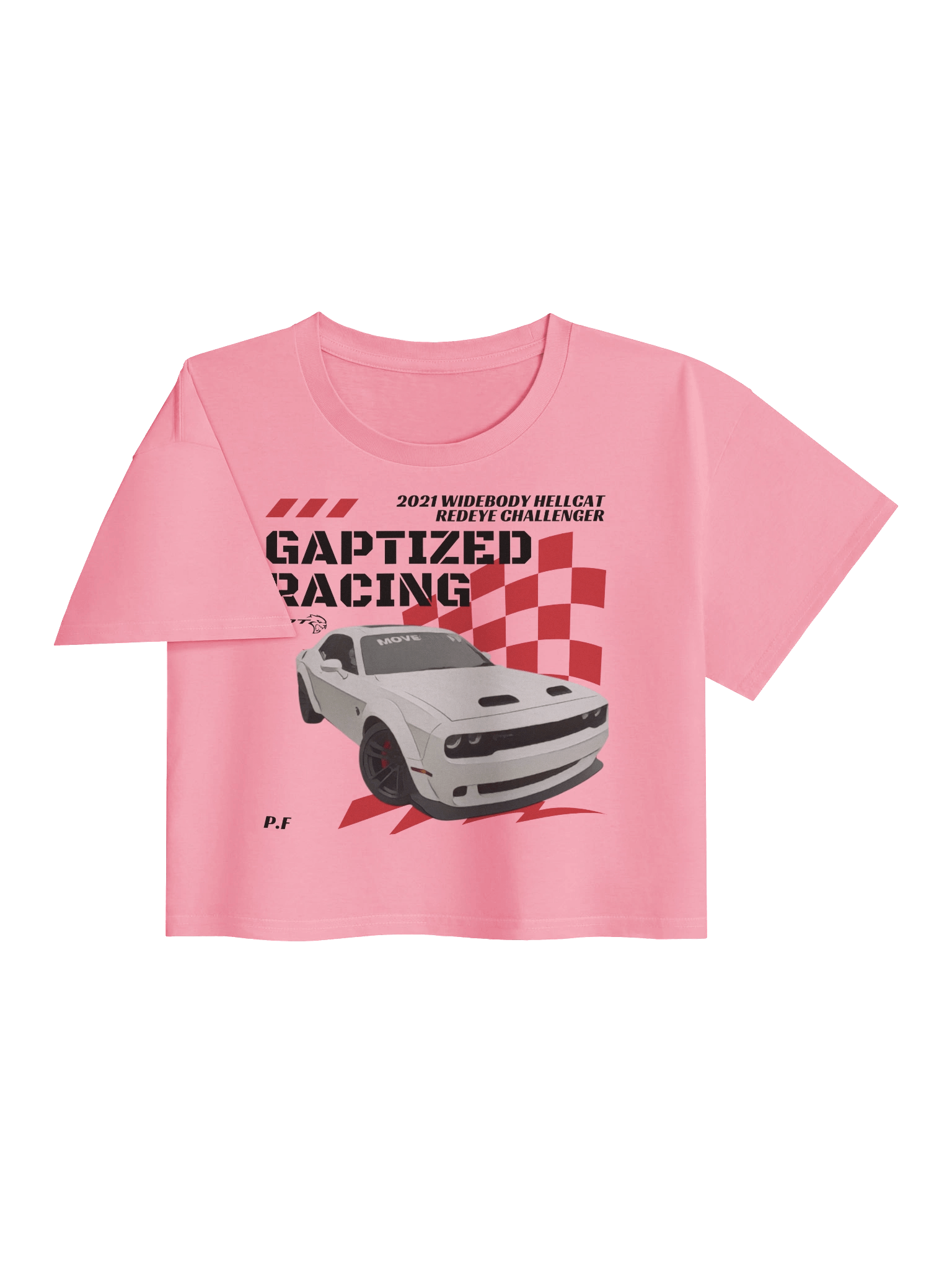 Gaptized Racing™ Women’s Crop Top Tee product image (3)