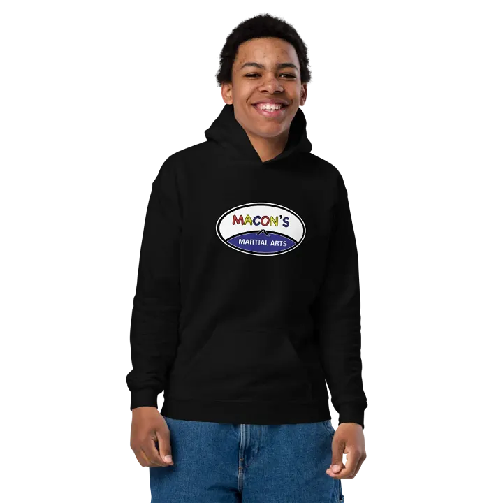 Little Leaders Logo Youth Gildan Heavyweight Hoodie product image (2)