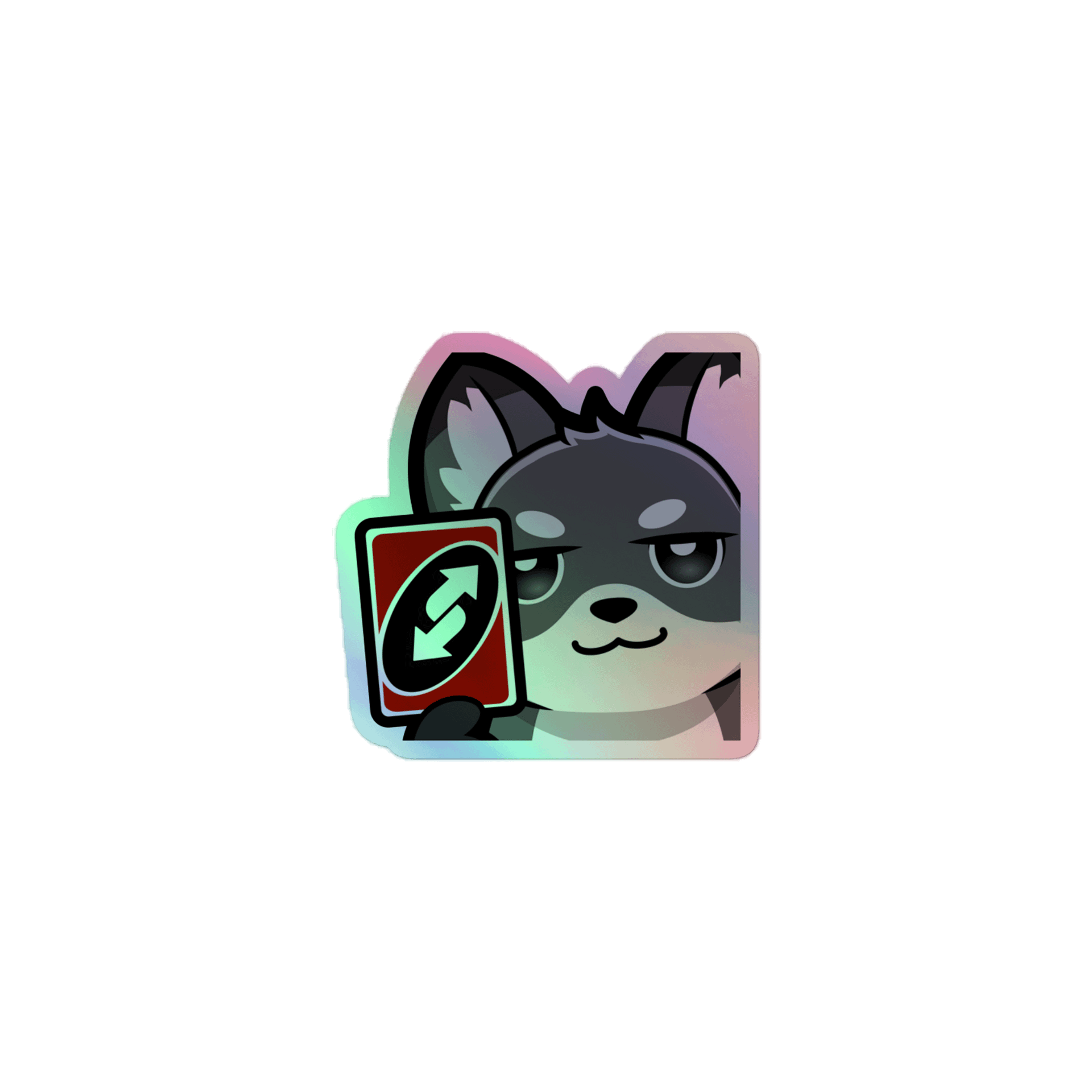 Uno Reverse Holo Sticker product image (1)
