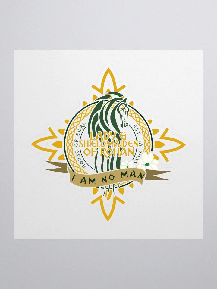 Lady & Shieldmaiden of Rohan Sticker | Éowyn Quote product image (1)