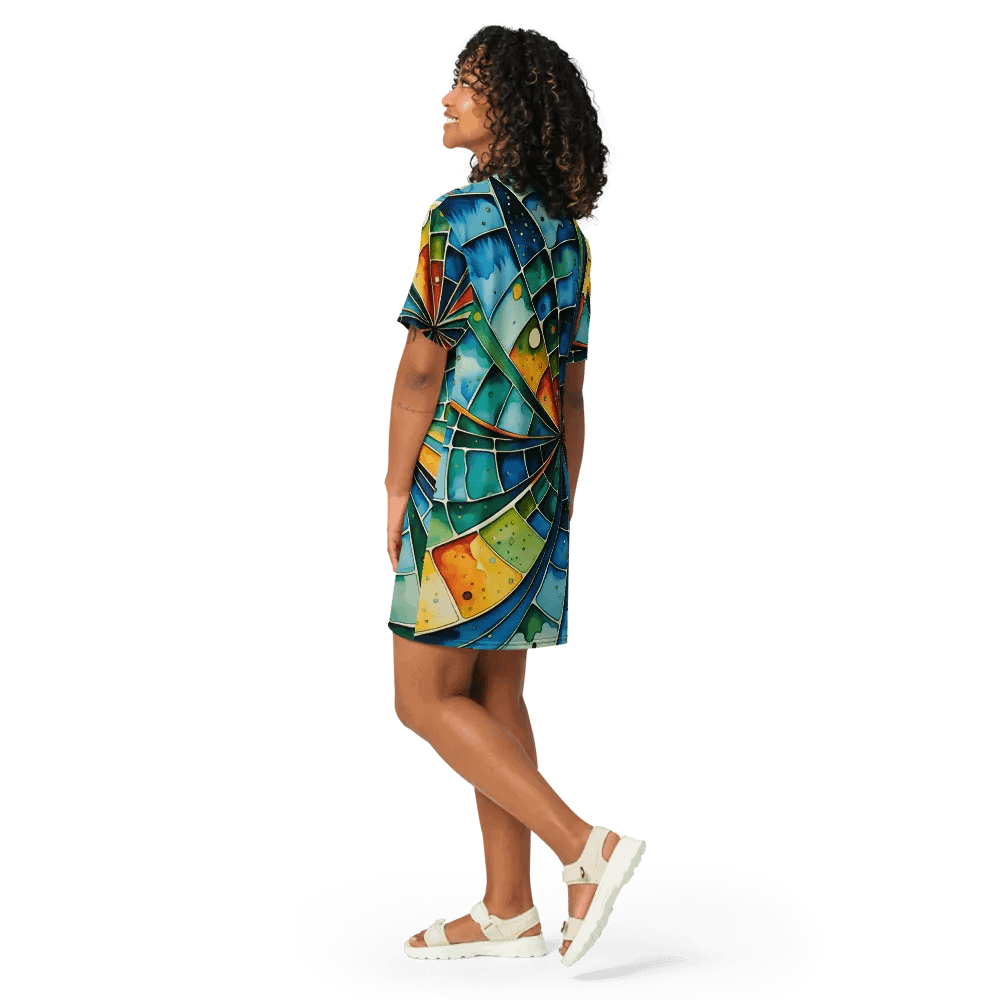 Kaleidoscope Dream T Shirt Dress product image (11)