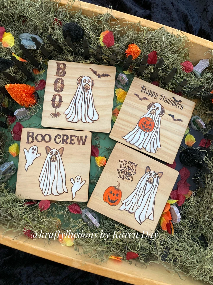 Boo Crew Dog Coaster set product image (1)