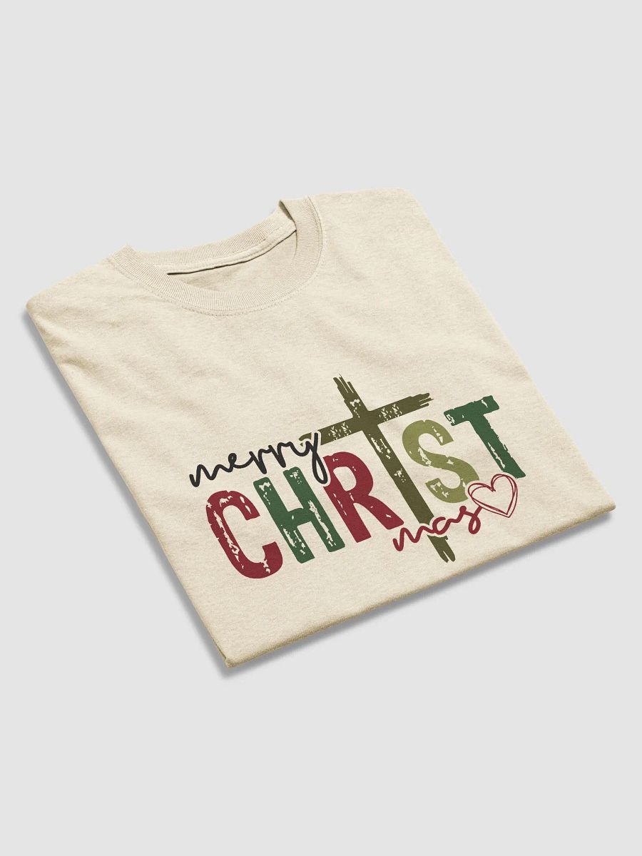 Merry Christmas Cross T-Shirt product image (4)