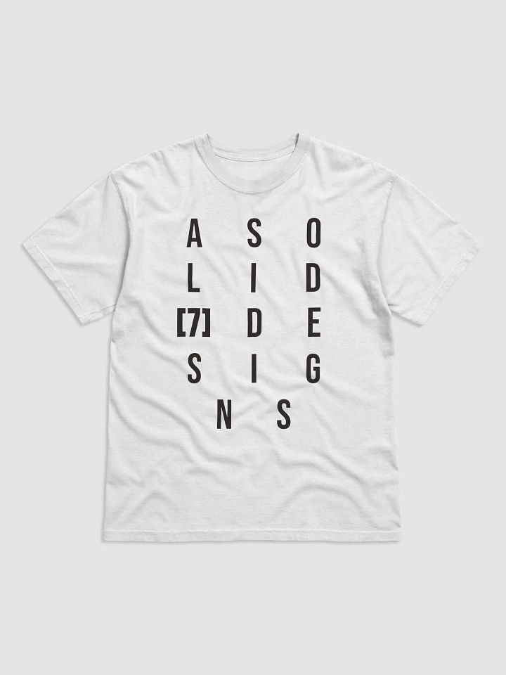 ASolid[7] Designs Comfort Colors Grid Shirt - Black Design product image (2)