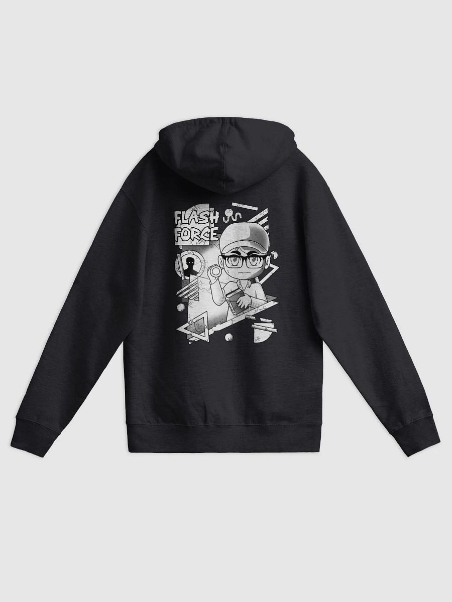 FlashForce Zip Up Hoodie (B&W) product image (3)