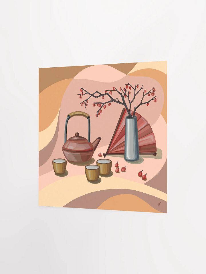 Tranquil Tea Time Poster - Coffee Shop No. 12 product image (2)