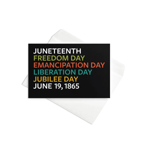 Emancipation Day Greeting Card product image (1)