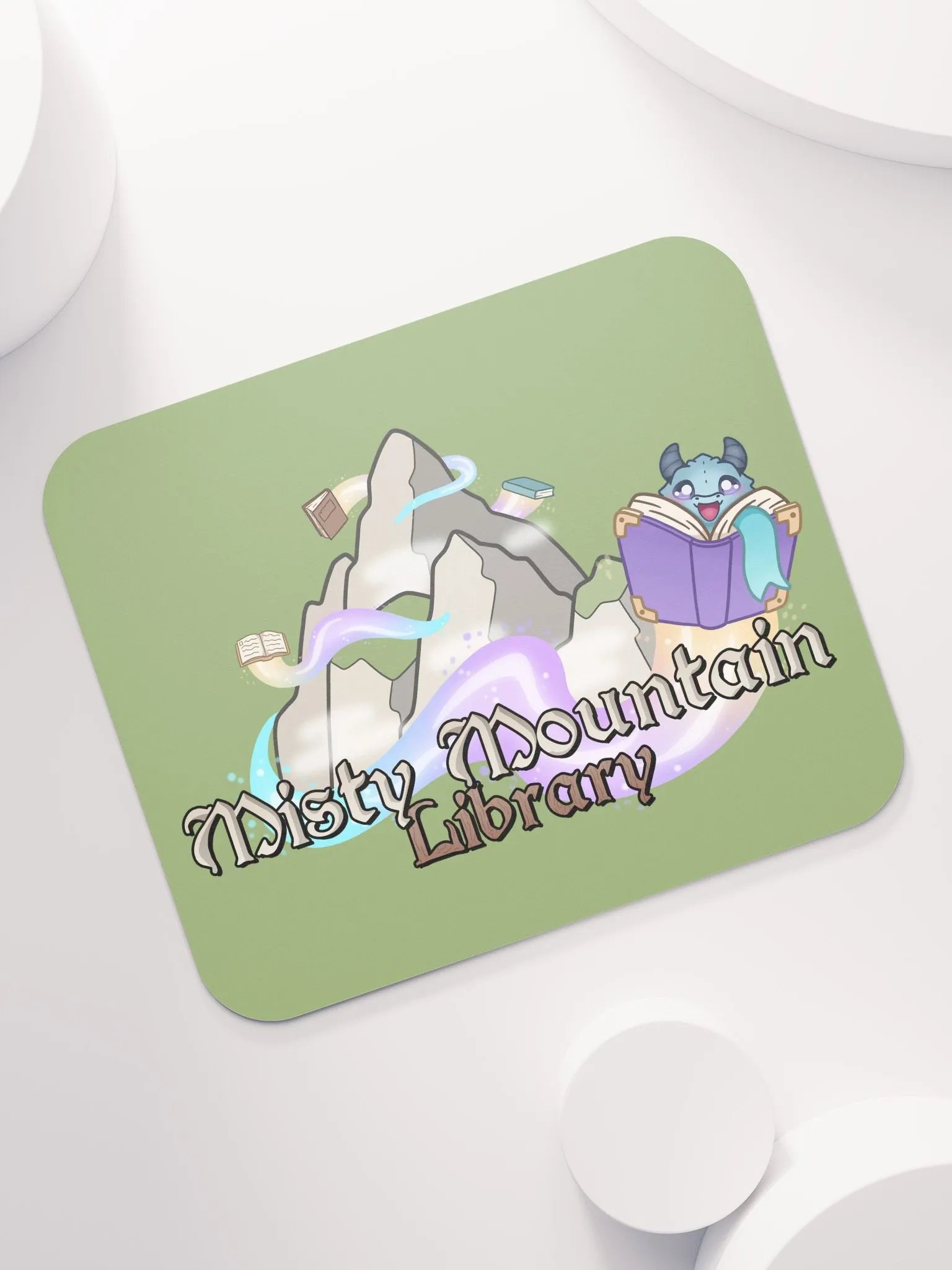 Misty Mountain Library Mouse Pad product image (7)