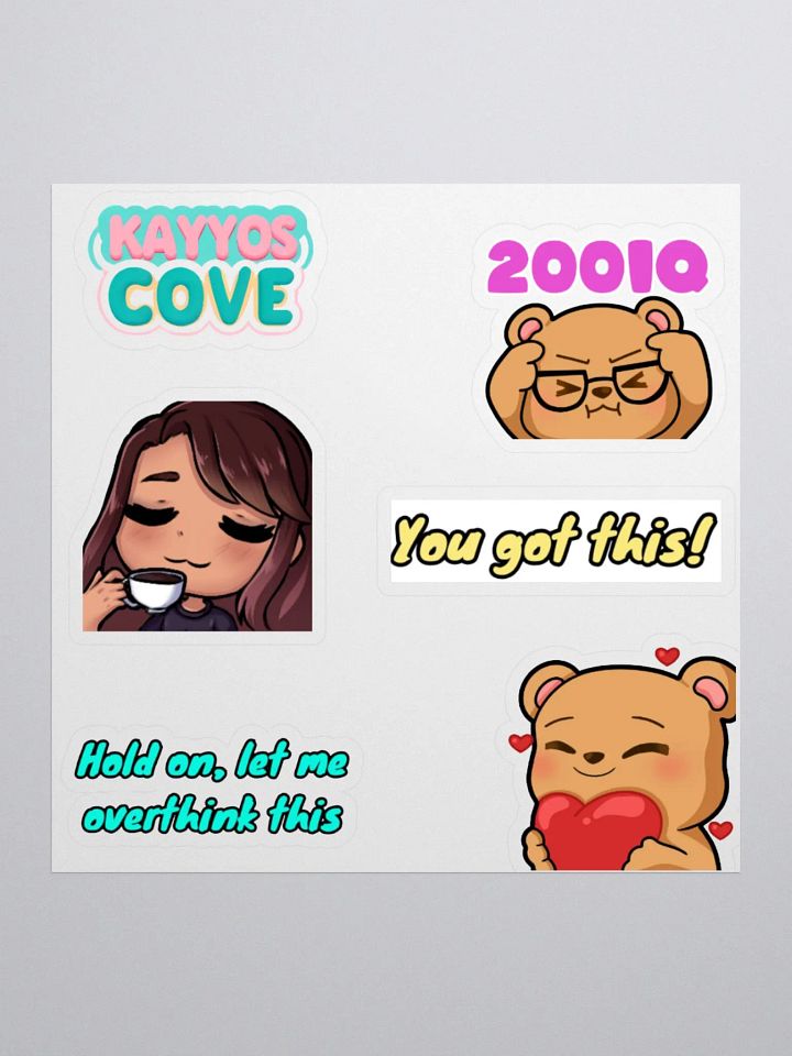 Whimsical Emotion Expressions Sticker Set product image (1)